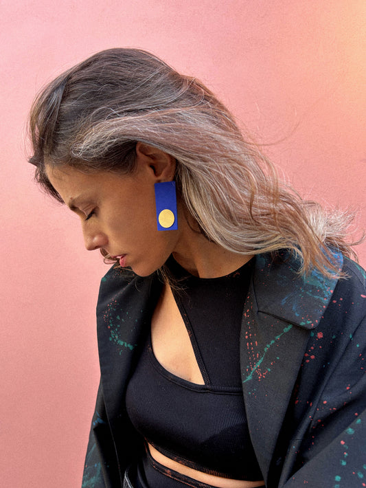 square maxi earrings